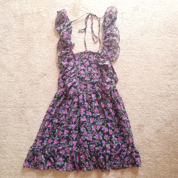 🍒NWT🍒 ZARA FLORAL PRINT MINI DRESS - Picture 5 of 7